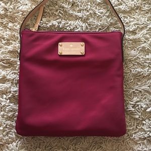 Plum Kate Spade Crossbody Purse