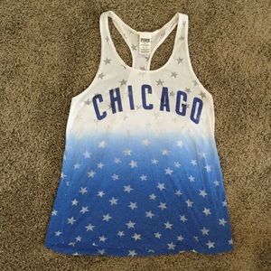 VICTORIA'S SECRET PINK "CHICAGO" RACERBACK TANK
