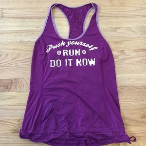 Lululemon Purple Workout Tank