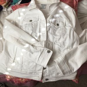White denim jacket