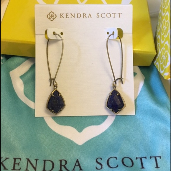 Kendra Scott Lapis earrings