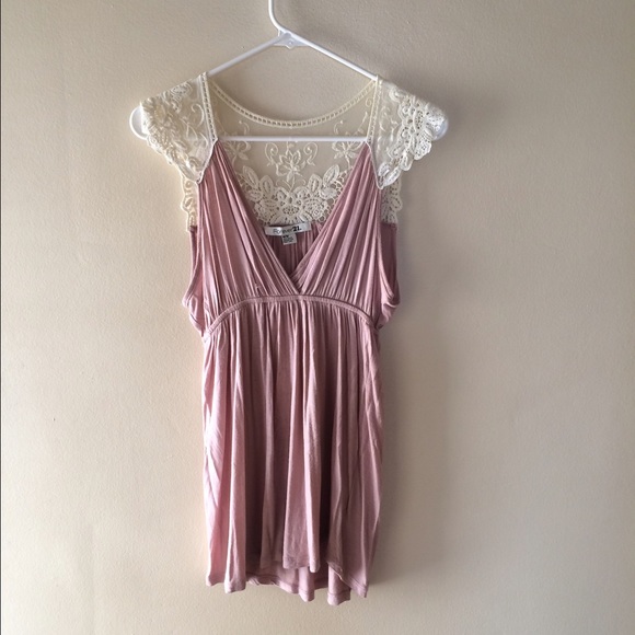 Forever 21 Tops - Pink lace blouse