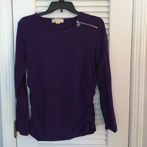 Purple Michael Kors long sleeve shirt.