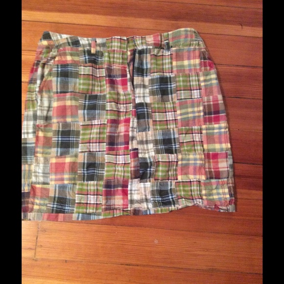 Larry Levine Madras Skirt - Size 12 - Picture 1 of 3