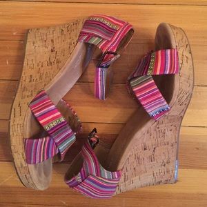 Striped Wedge Toms