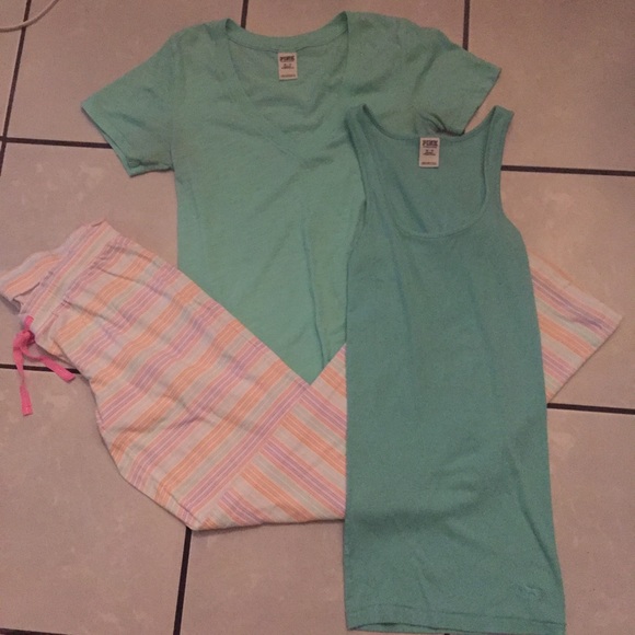 SOLD PINK pajama trio