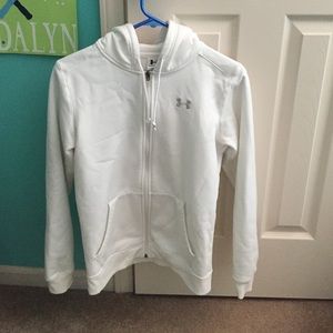 White Under Armour Hoodie