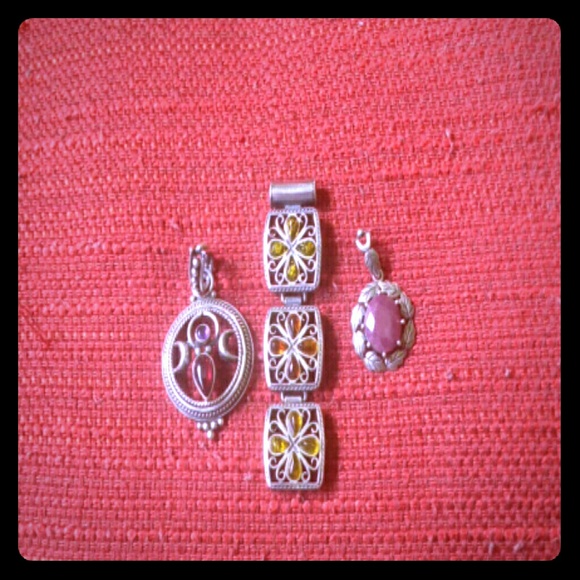 Silver pendants