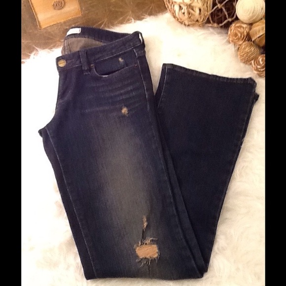 BULLHEAD Jeans SZ 1R Distressed Dark
