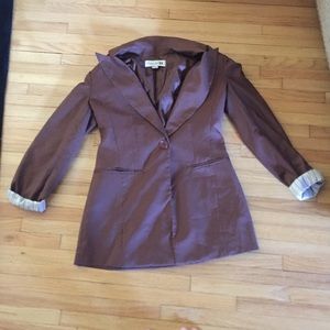 Brown blazer