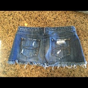 Abercrombie & Fitch dark denim skirt