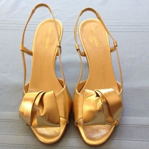 Kate Spade 6.5m gold sandals