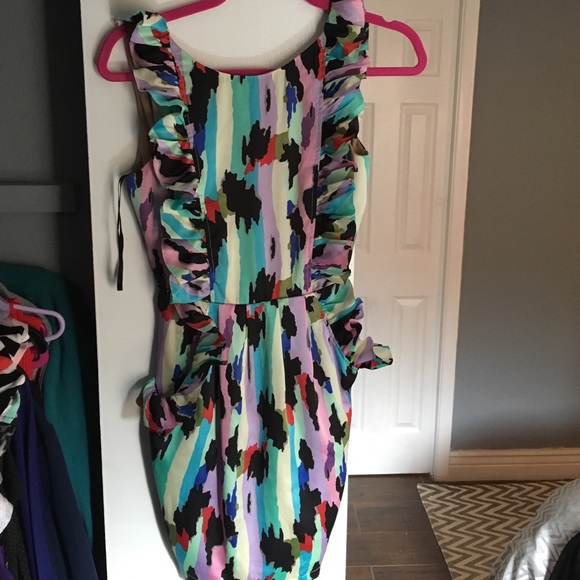 Multicolor Cocktail Dress