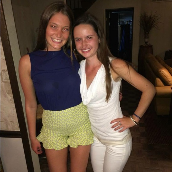 Blue and Yellow Romper. Featured on left/right