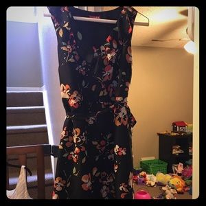 Black floral dress by Merona.