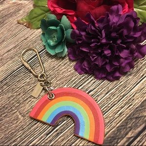 Coach Rainbow Keychain