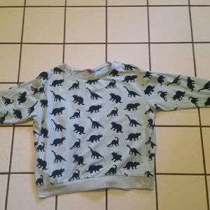 H&M Dinosaur Sweater pastel comfy