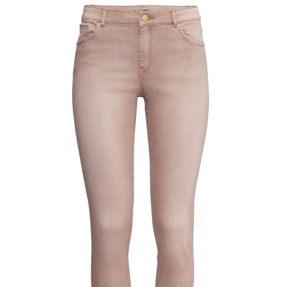H&M Super Stretchy Shaping Tan Jeans 2