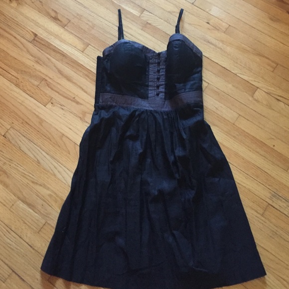 Black American eagle Victorian dress