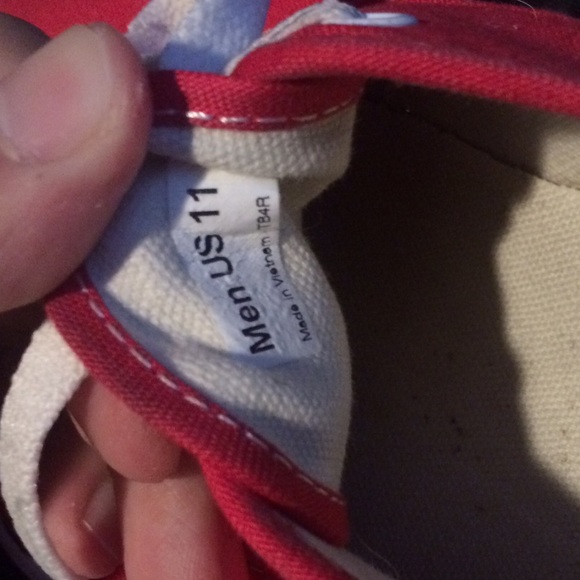 Red Authentic Vans - Picture 3 of 4
