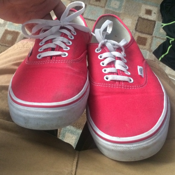 Red Authentic Vans - Picture 4 of 4