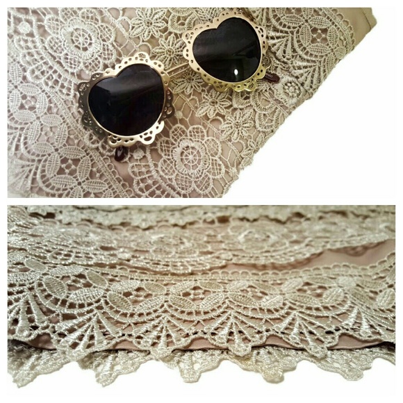 Lace Overlay Shorts - Picture 2 of 4