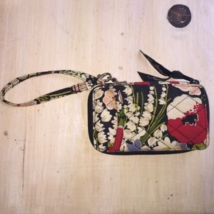 Floral Vera Bradley wristlet wallet