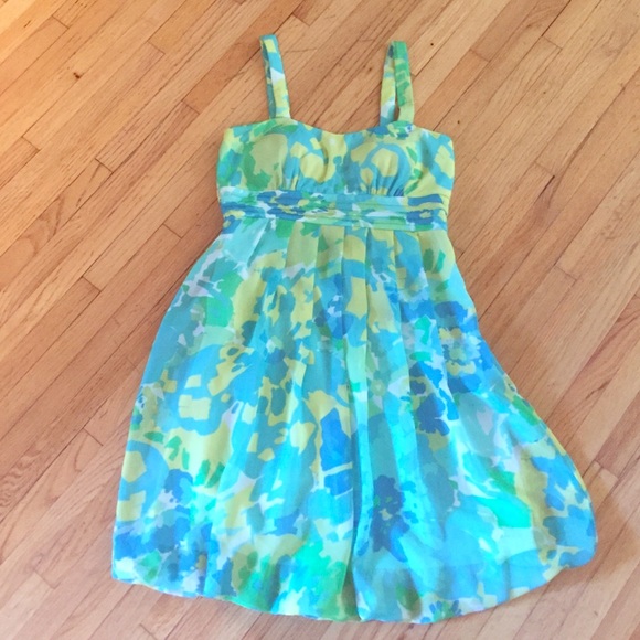 Balloon baby-doll floral dress
