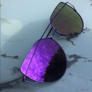 ❌ONE LEFT❌PURPLE MIRRORED SUNGLASSES