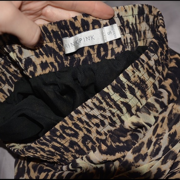 NWOT, Cheetah Print Skirt by MinkPink, SmallMink - Picture 3 of 3