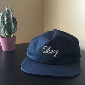 Obey navy blue dad hat