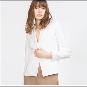 White Zara Blazer