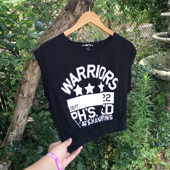 Warriors Phys. Ed State Champs Crop Top - Picture 4 of 4