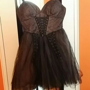 Bebe Gothic Inspired Dress