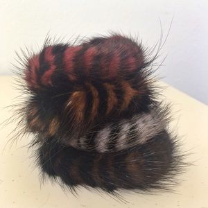 Authentic Mink Hair Tie