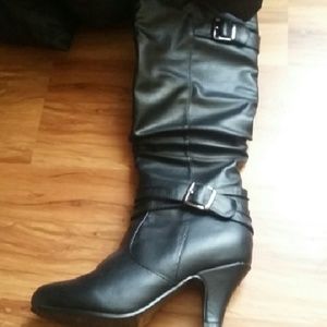 Black boots