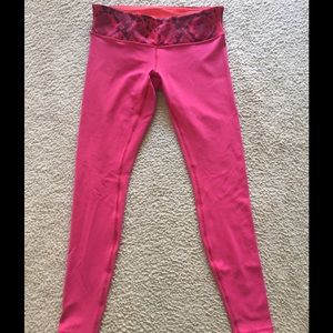 Reversible Lululemon Wunder Under Leggings Size 10