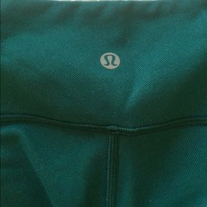Lululemon Emerald Green Workout leggings