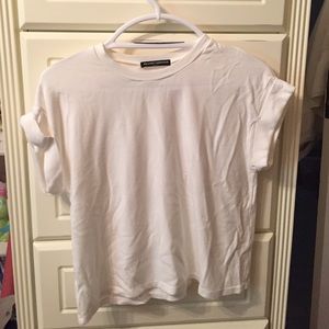 Brandy Melville White Crop Too