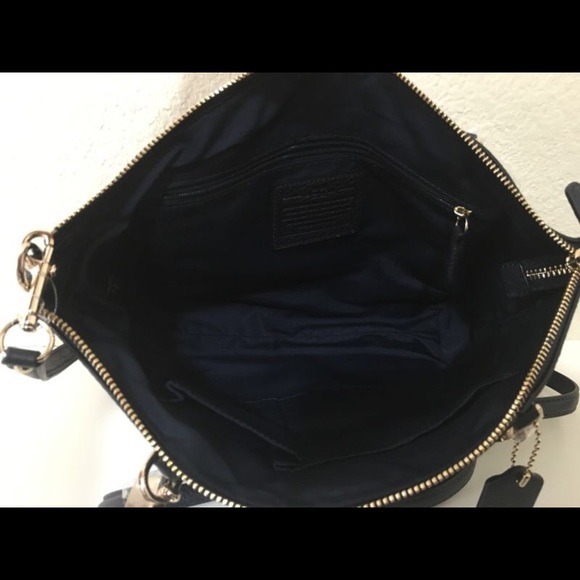 ๐HP 9-14-16๐ Coach Kelsey Satchel Midnight Blue - Picture 2 of 4
