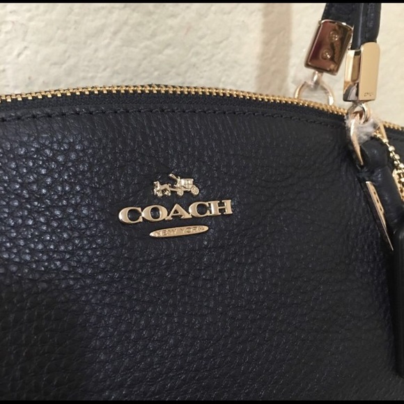 ๐HP 9-14-16๐ Coach Kelsey Satchel Midnight Blue - Picture 4 of 4