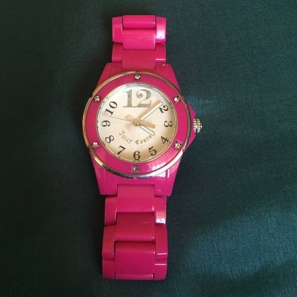 Juicy Couture pink watch
