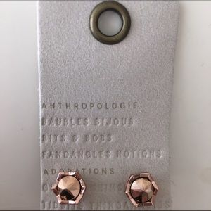Cool and edgy Anthropologie copper stud earrings