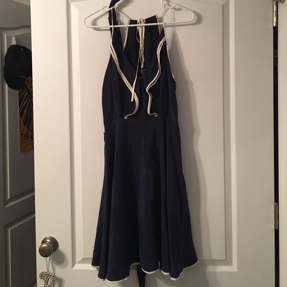 😈 girls from savoy nautical silk dress 😈