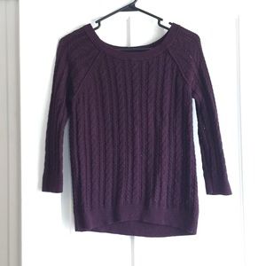 AMERICAN EAGLE CABLE KNIT SWEATER