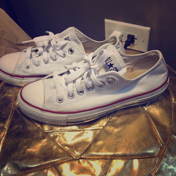 White Chuck Taylor's