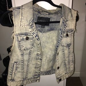 Denim vest