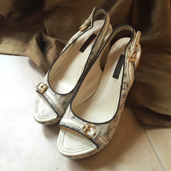 authentic Louis Vuitton wedges - Picture 2 of 4