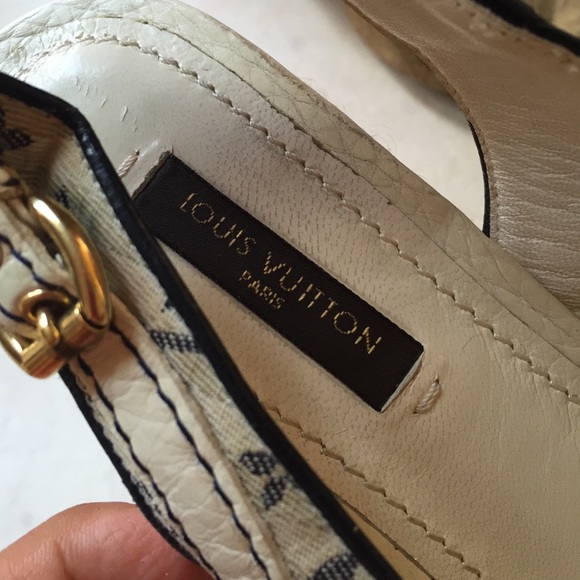 authentic Louis Vuitton wedges - Picture 3 of 4