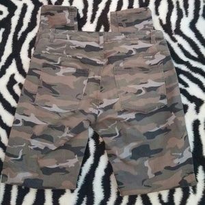 H&M camo skinny stretch jeans